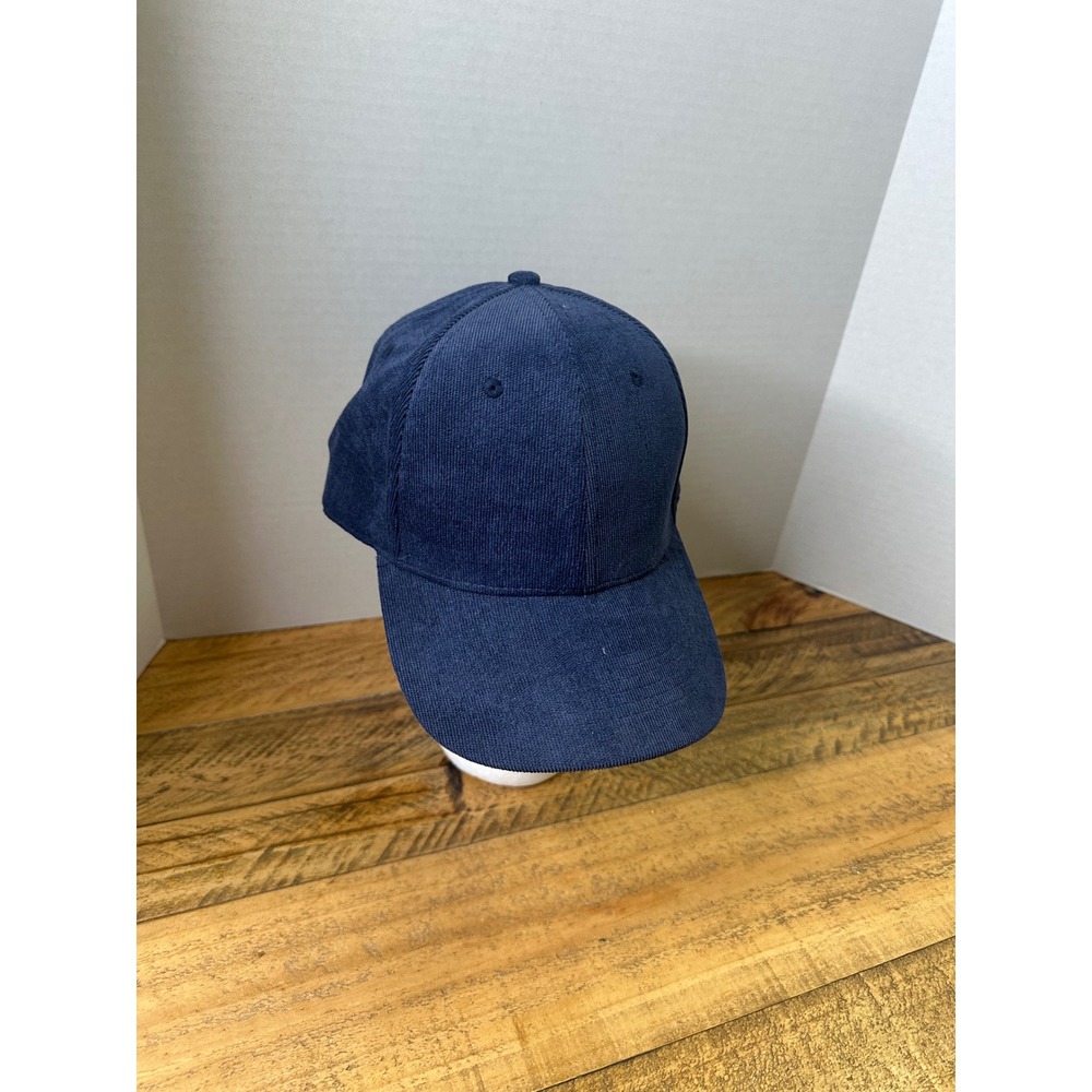 Mugsby Navy Corduroy‎ Baseball Cap Adjustable Strap Unisex